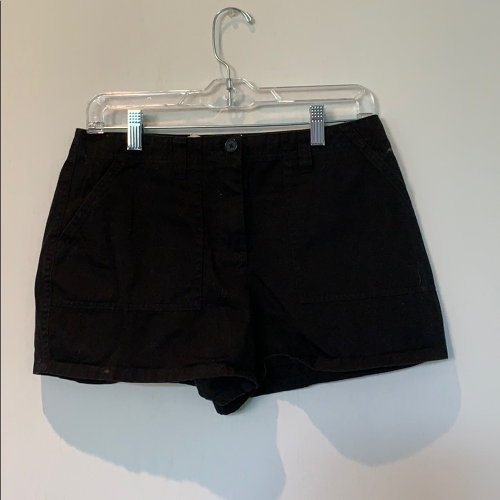 Black London Jean Shorts